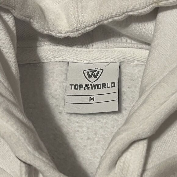 Top of the World Kentucky College Spellout Hoodie White/Blue Medium - Picture 4 of 5